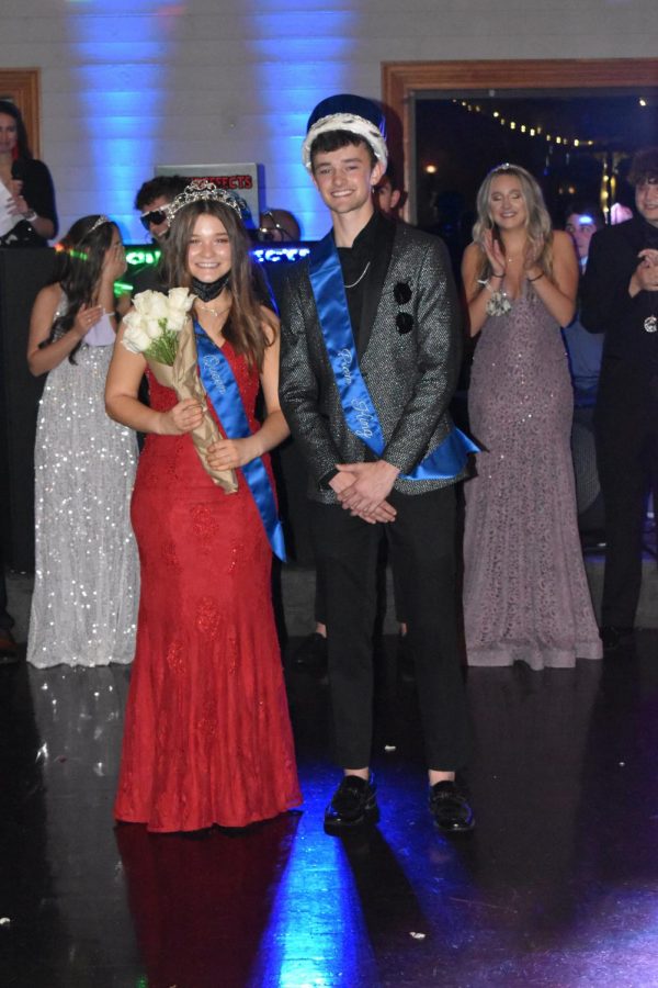 Queen Delaney Pauley and King Parker Ratliff. 